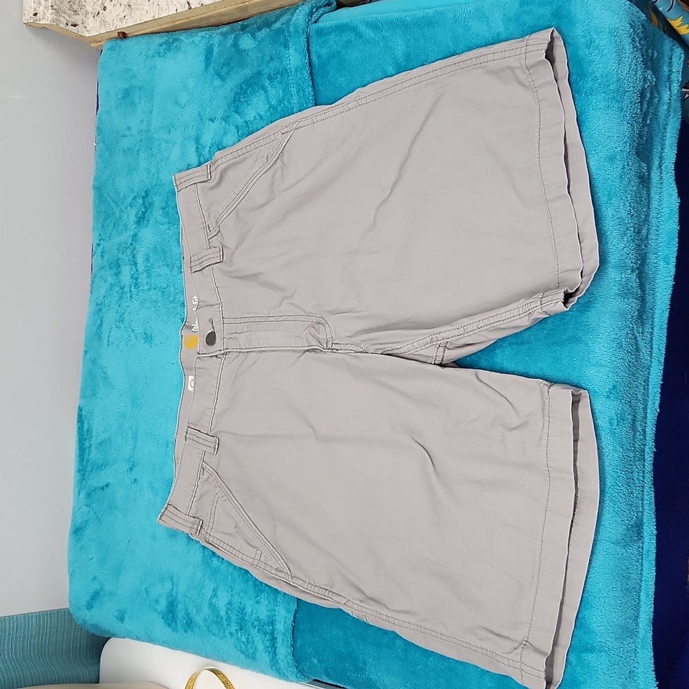 Carhartt Force Gray Ripstop Men's Shorts, Relaxed Fit size 36